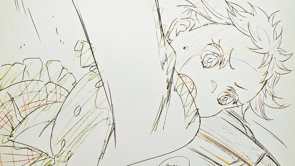 中二恋の複製原画セット届きました🥲 原画展を見に行った感動そのまま