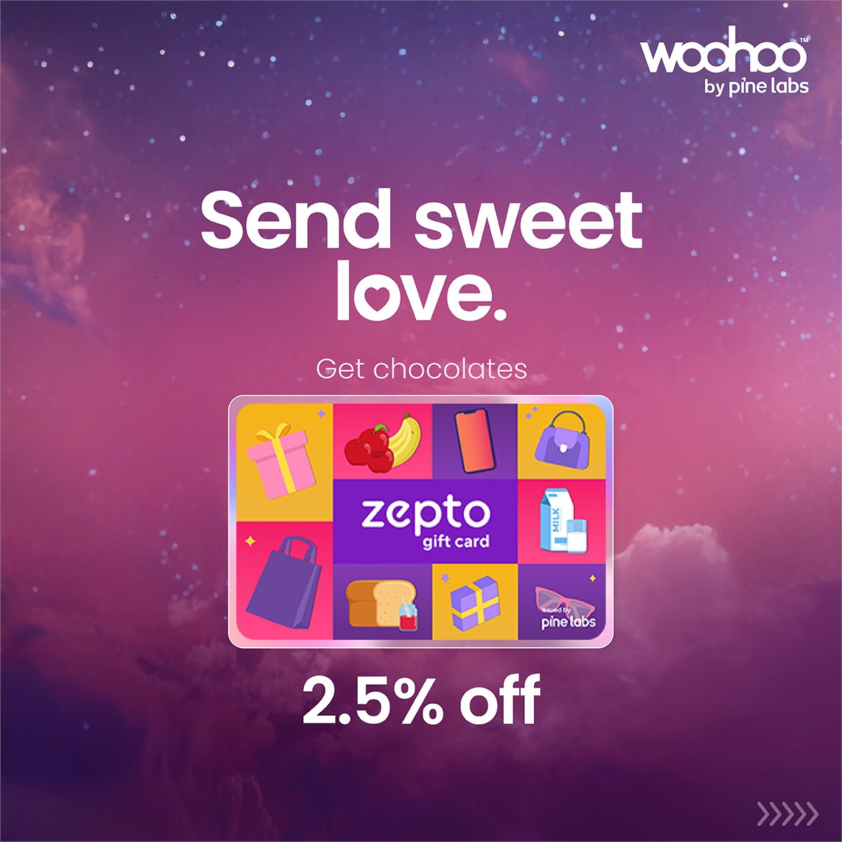 woohoogifting's tweet image. #Feb9th #ChocolateDay #ValentineWeek

Skip the guessing. Send a gift that lets them decide 🎁💘

Explore now - bit.ly/4qqrWML

#Woohoo #giftcards #valentinesdaygift #giftingideas