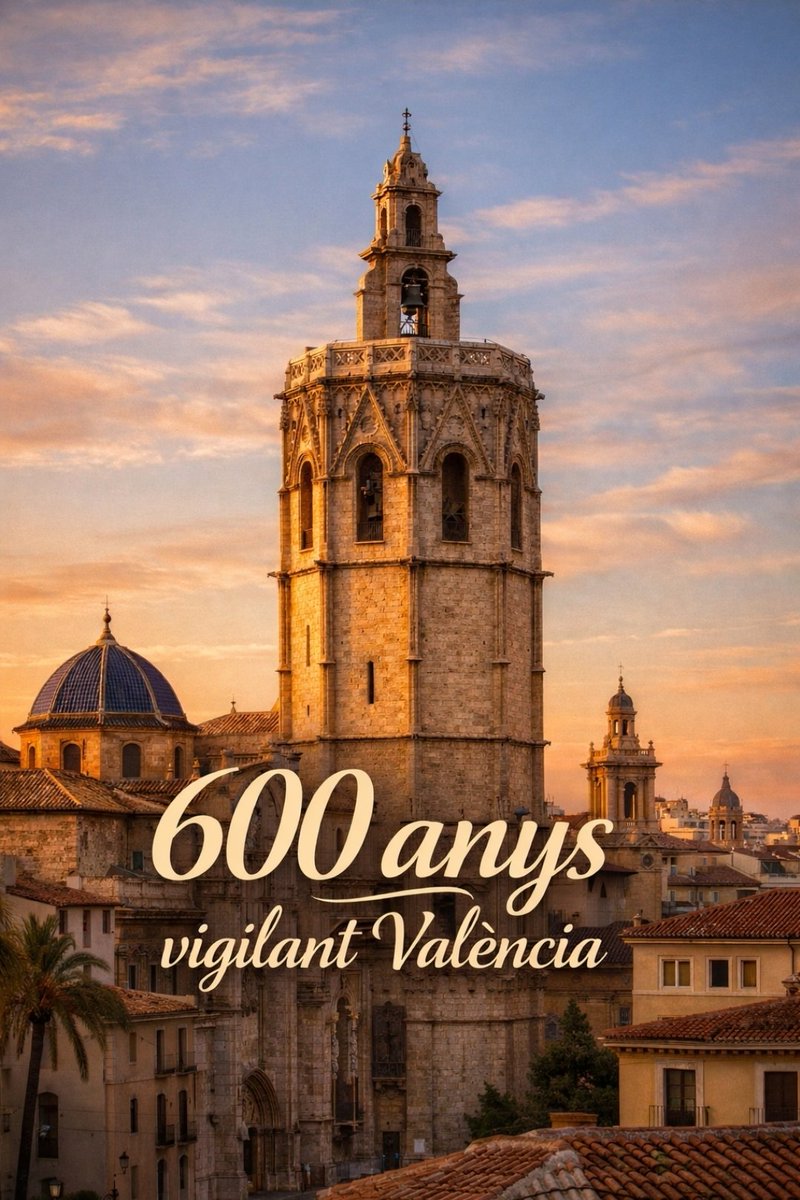El Micalet està 600 anys observant com creix el Cap i Casal del Regne de València.
Va haver-hi un temps en el qual el poble valencià mesurava en micalets i no en bernabeus.
L'autoestima es treballa i també l'autoodi.
