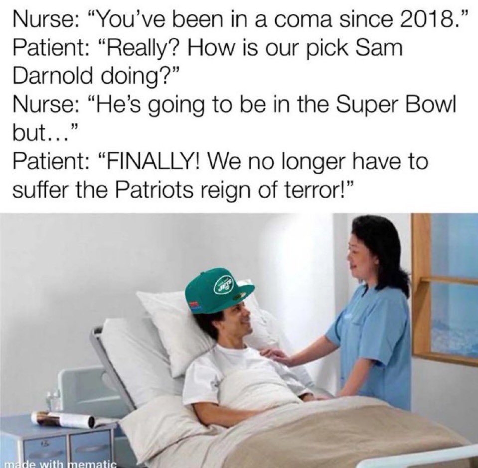 LesCarpenter1's tweet photo. Super Bowl Sunday funnies part 2.
#SuperBowl #JetsSUCK #italwaysagooddaytodragtheJETS https://t.co/jqoaE2iW5l