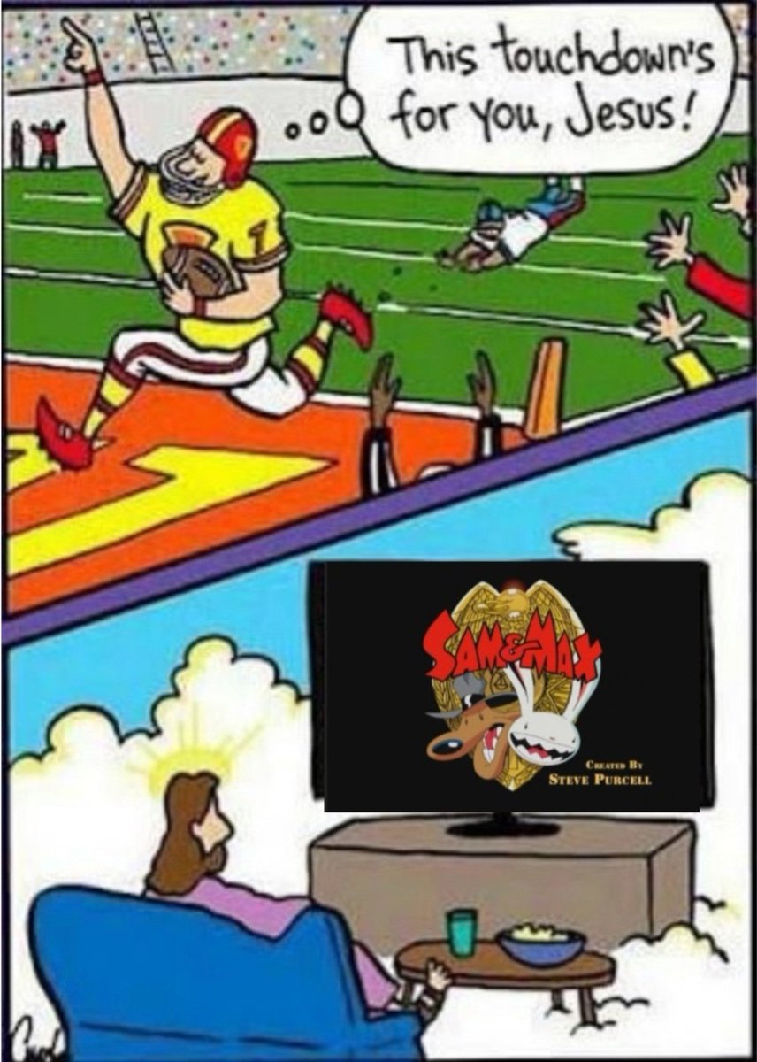 Happy Superbowl Sunday, Sam and Max nation ✨️
#samandmax #samandmaxfreelancepolice