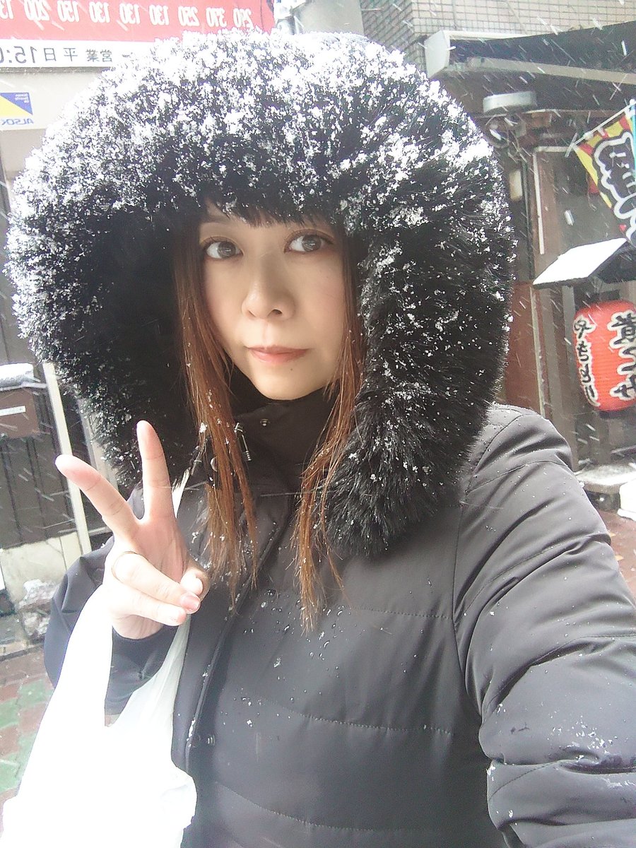 本日もご来店ありがとうございました✨朝は雪でしっぽり→雪がやんだら