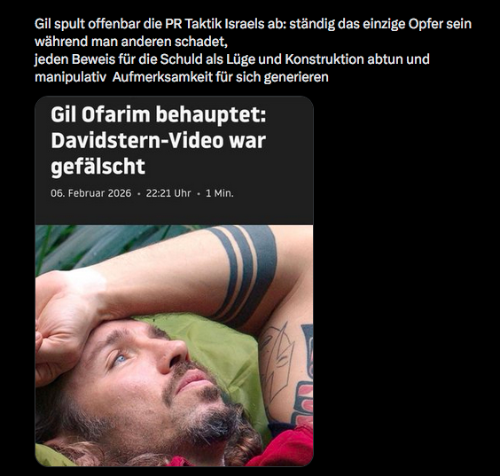 RobertJLorenz's tweet photo. Die neue Philosophie deutscher Zionisten :
"Wir müssen jeden Tag lügen und hetzen was das Zeug hält weil unser Leben in Deutschland jeden Tag bedroht ist ! ... Wir sind immer die Opfer und wir leiden so sehr !"
#Ofarim #Dschungelcamp26 #Levit #Schreiber #Prien #Nuhr #Miosga https://t.co/7qHtXot5jn