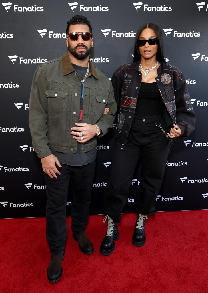 style_starss's tweet photo. Russell Wilson in FRAME and Ciara in ABEJA STUDIOS, Ashanti in NAKED WARDROBE, Kendall Jenner and Alix Earle attend the 2026 Fanatics Super Bowl party in San Francisco.
📸:Getty Images 
#SuperBowl https://t.co/L1iGJaaM7g