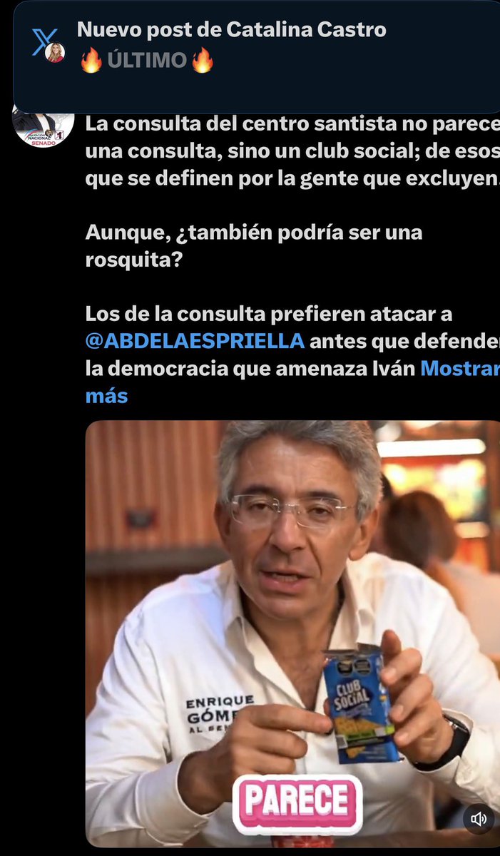 josealdemar_com's tweet image. #Cafre| 🤔A qué se dedica @Enrique_GomezM ? 

👉🇨🇴Yo Voto “La Gran Consulta por Colombia “

👉🚨No ha ganado y se está pareciendo más al cretino líder del gobierno actual @petrogustavo , como será cuando gane? 

Lo más seguro es que con esos 70 mil votos que posiblemente saque no