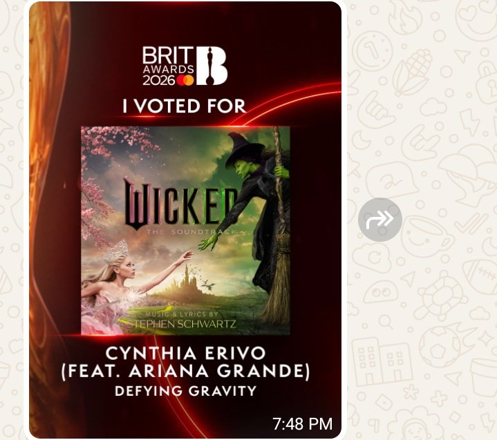 RoseIndiaUpdate's tweet photo. 📢 NumberOnes, have you voted today?

DON'T FORGET TO VOTE at the BRIT Awards 2026

➖ APT - International Song Of The Year 

➖ Defying Gravity - Song Of The Year 

🗳️Click here to vote➡️https://t.co/F2kXQ3u8Or

#ROSÉ #ROSÉ_BRUNO_APT https://t.co/K3qiY7Hl2D