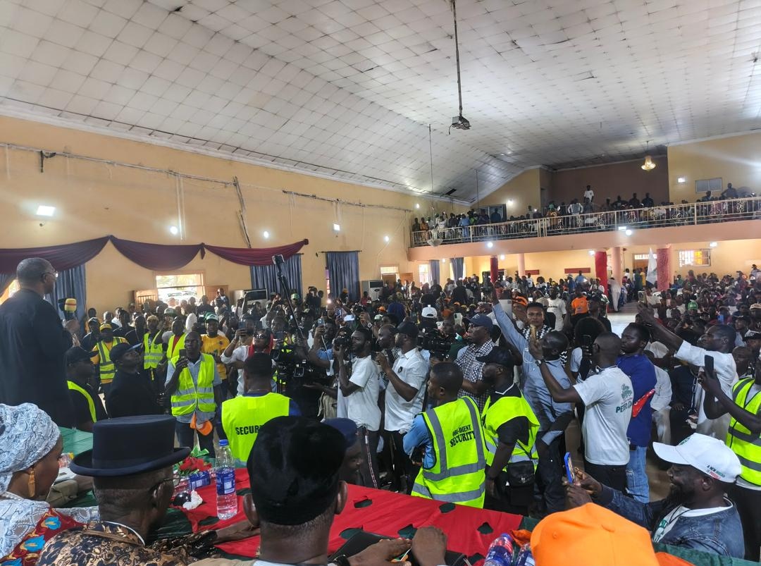 PeterObi's tweet image. Yesterday, Saturday, February 7th, in Asaba, Delta State, I attended a meeting with the ADC and the Obidient Movement. During the meeting, I emphasised the importance of coming together as one family to work towards a common goal: the creation of a united and new Nigeria that is