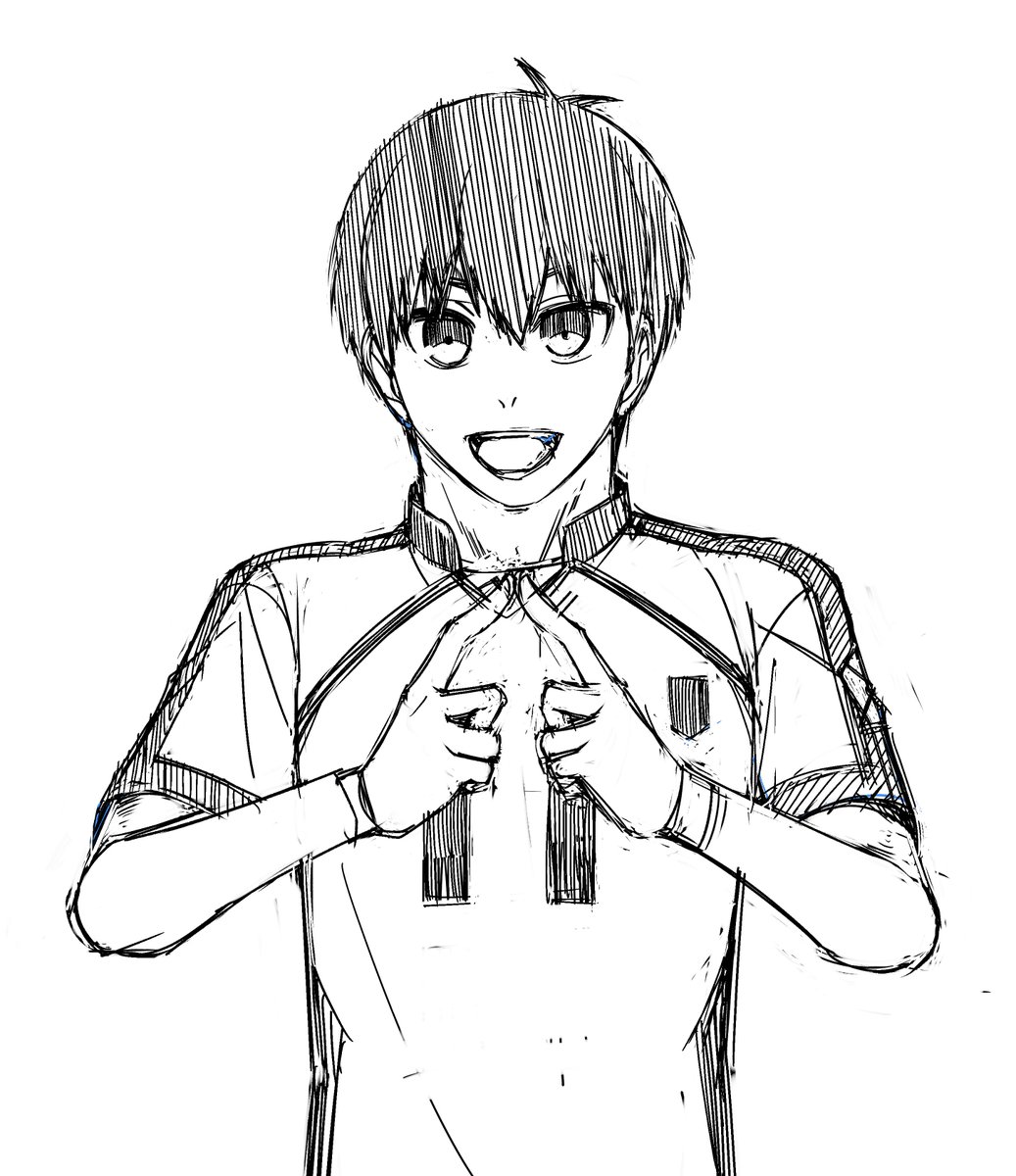 ここから線画作るの面倒くさい