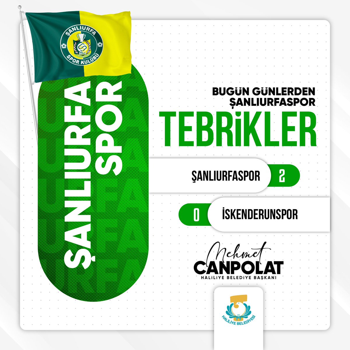 Şanlı takımımızı tebrik ediyorum. 👏