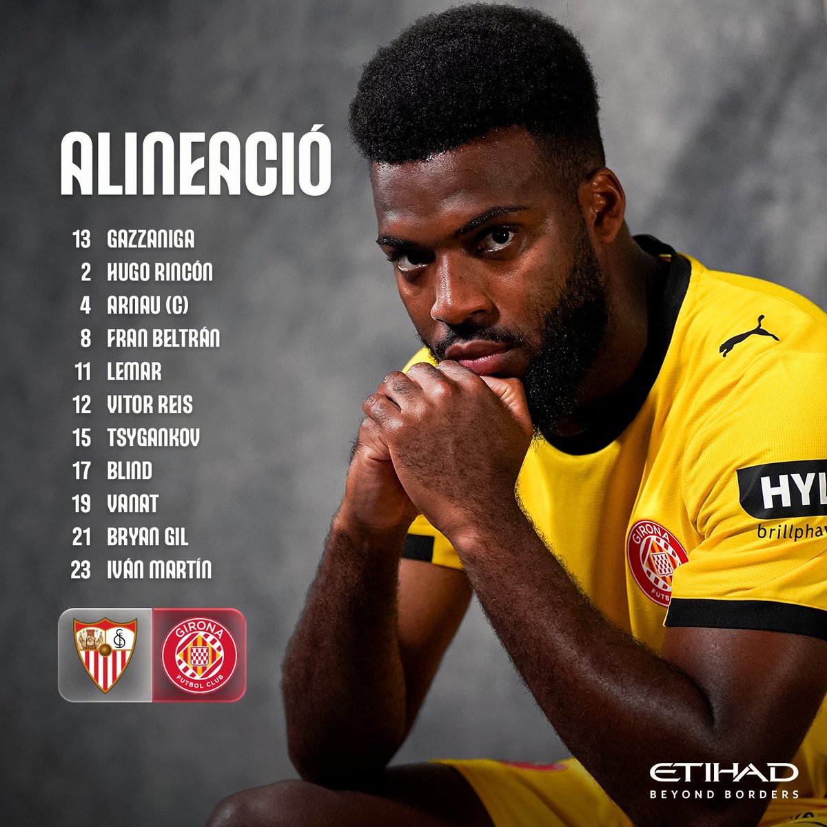 _iToly's tweet image. اشبيلية - جيرونا
راح تلعب الساعه 6:15 في ملعب رامون سانشيز بيزخوان