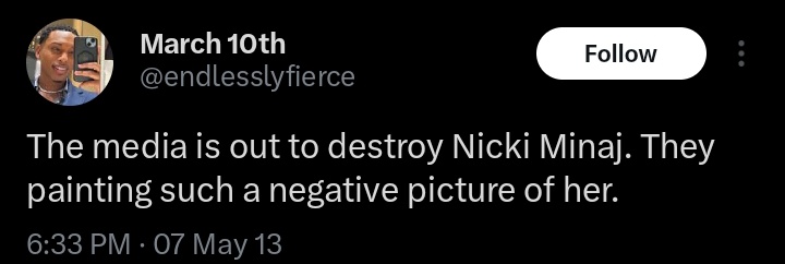 So sad to see you being a part of that media..