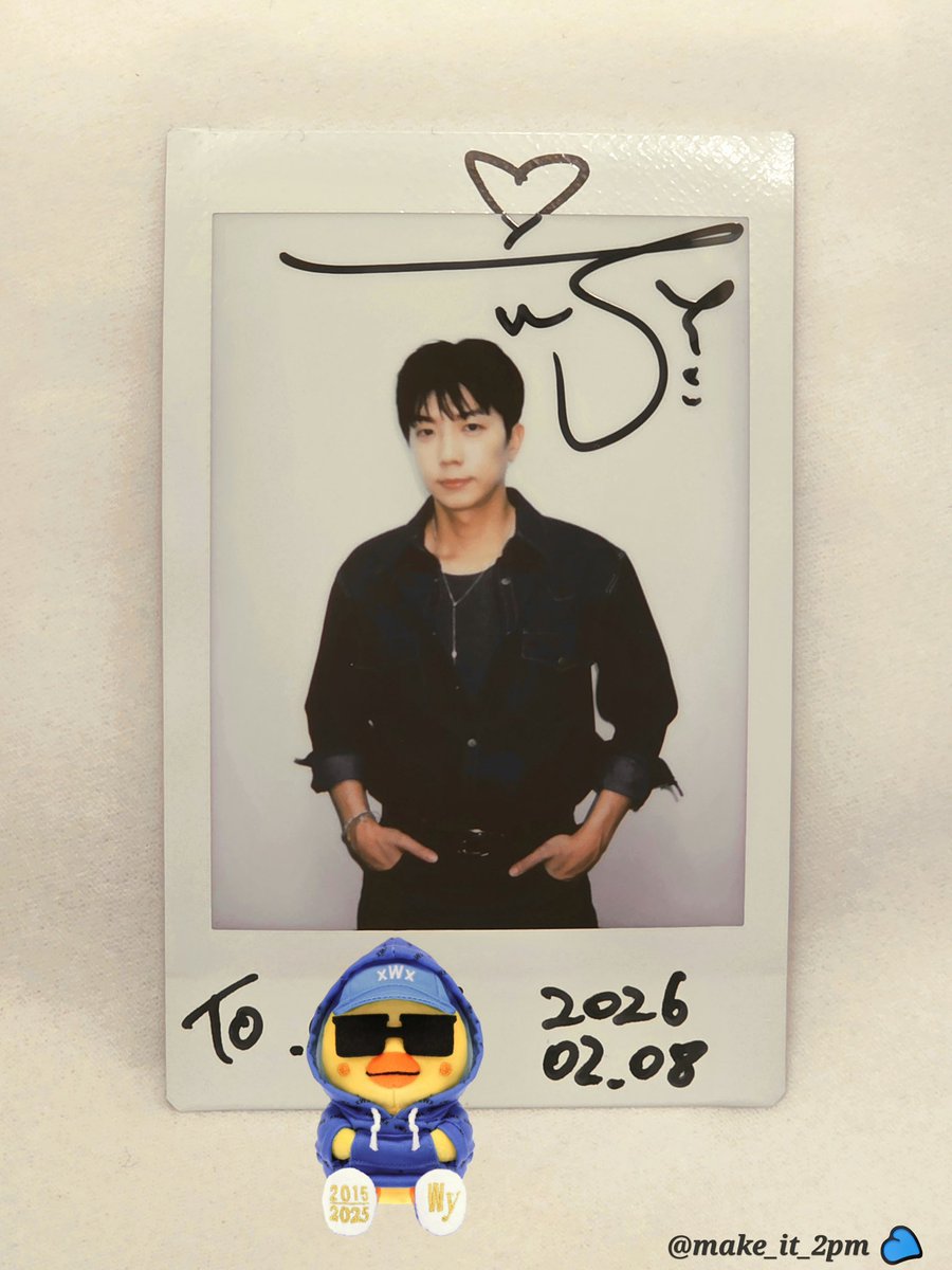 20260208 WOOYOUNG (From 2PM) BEST ALBUM 「3650.zip」 오프라인 이벤트 
A賞 사인체키

#2PM
#ウヨン #WOOYOUNG
#WOOYOUNG_BEST_3650zip