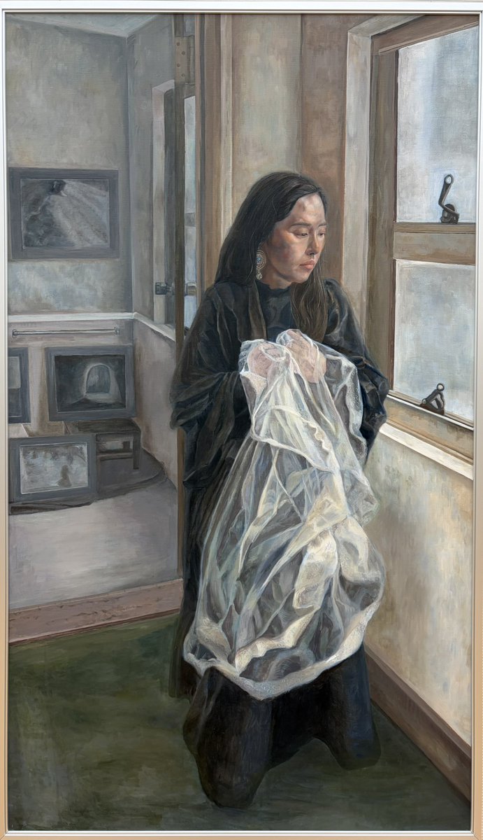 想い」 キャンバス・油絵 P120号 1940×1120mm 市美展にて教育長賞を