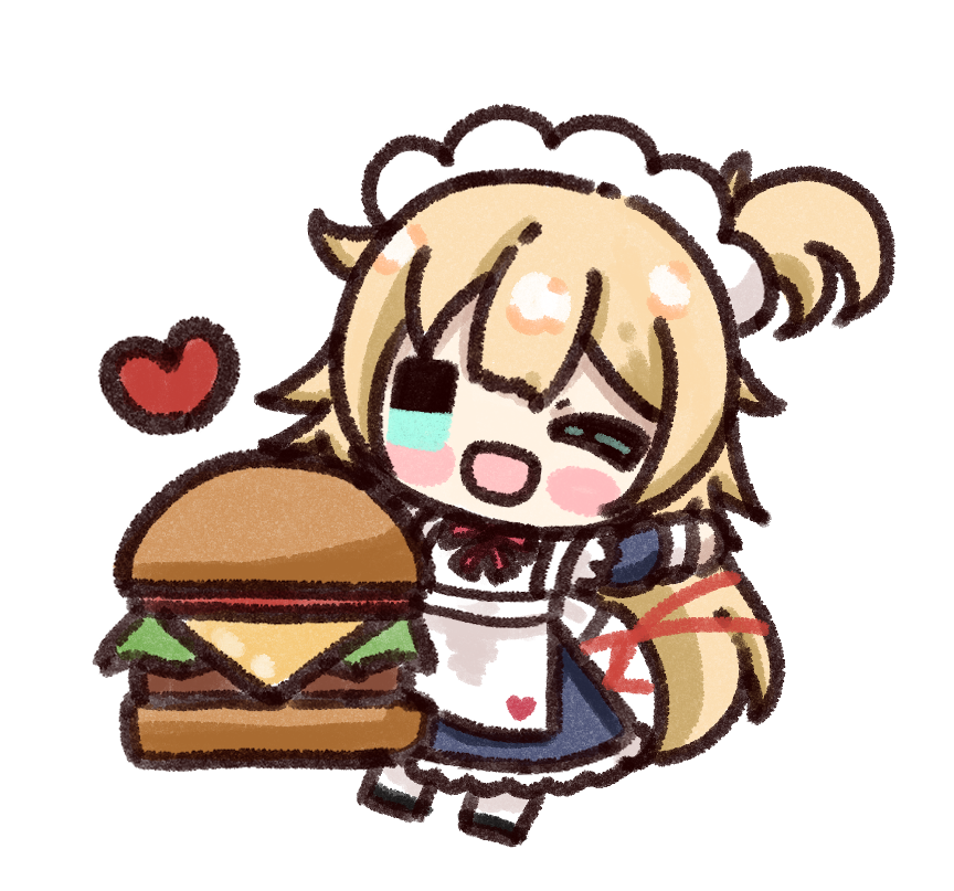 ご注文は🍔

 #はあとart
