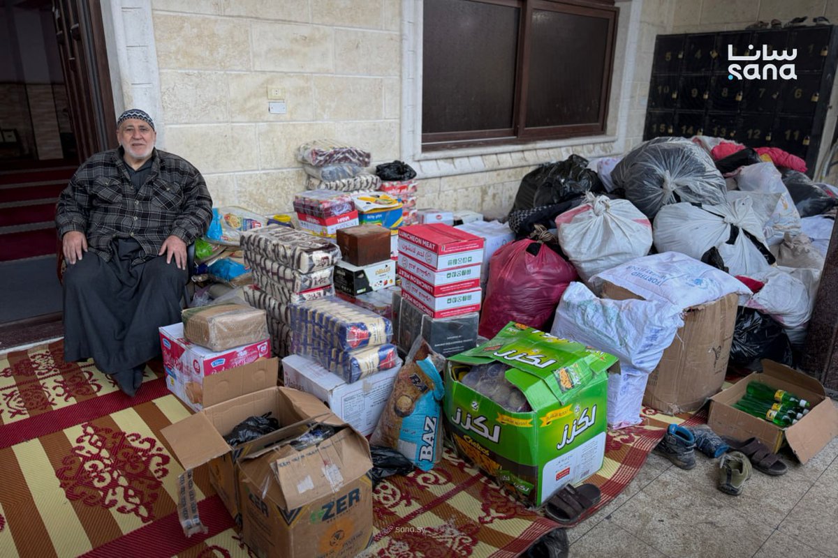 ivarmm's tweet photo. "فزعة الرقة" حملة شعبية من أبناء المحافظة لدعم العائلات المتضررة جراء السيول في خربة الجوز بريف إدلب. https://t.co/92KlsWvItd