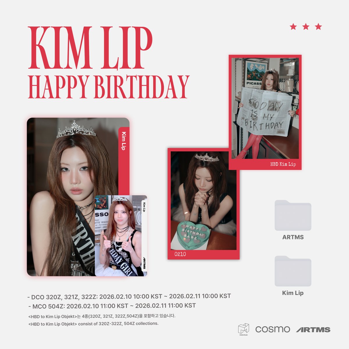 RT @official_artms: HBD to Kim Lip Double Class Objekt Digital