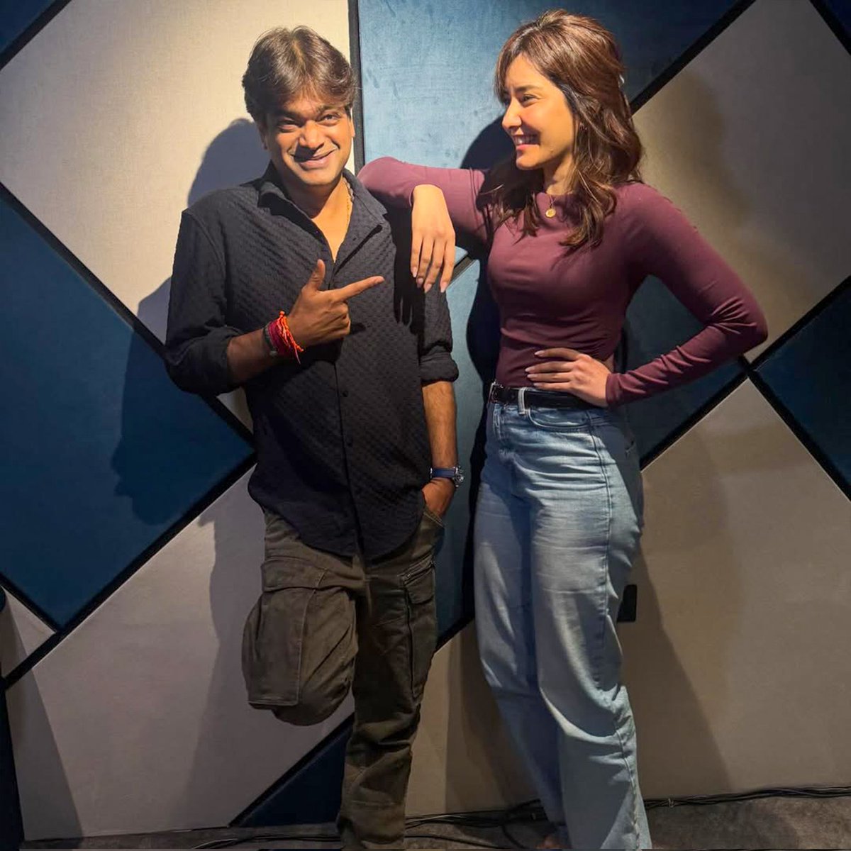 The gorgeous #RaashiiKhanna begins dubbing for #UstaadBhagatSingh ✨

She shares pictures with the CULT CAPTAIN from the dubbing studio ❤‍🔥

GRAND RELEASE WORLDWIDE ON 26th MARCH, 2026.

#UBSOnMarch26th

POWER STAR <a href="/PawanKalyan/">Pawan Kalyan</a> <a href="/harish2you/">Harish Shankar .S</a> <a href="/sreeleela14/">Sreeleela</a> #RaashiiKhanna <a href="/ThisIsDSP/">DEVI SRI PRASAD</a>