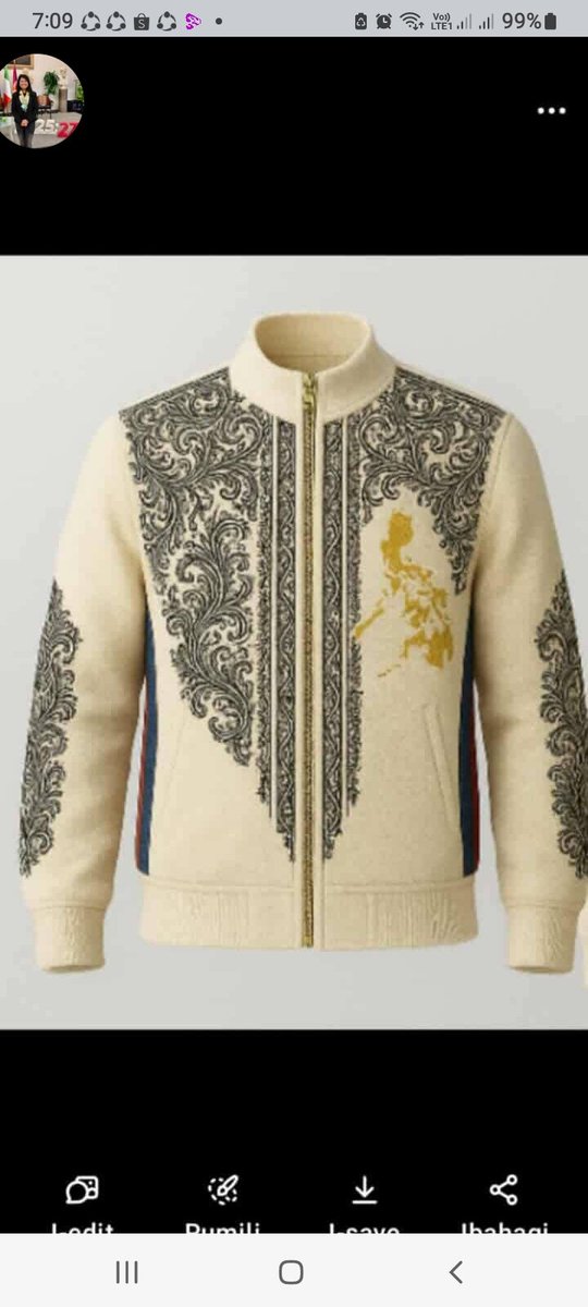 Zerman1991's tweet photo. @13thFool This was my propose winter jacket parade for team philippines at the winter olympics, a winter jacket with designs inspired from the philippine barong, what do you think of this sample concept of mime? https://t.co/I9GJgMT1nJ