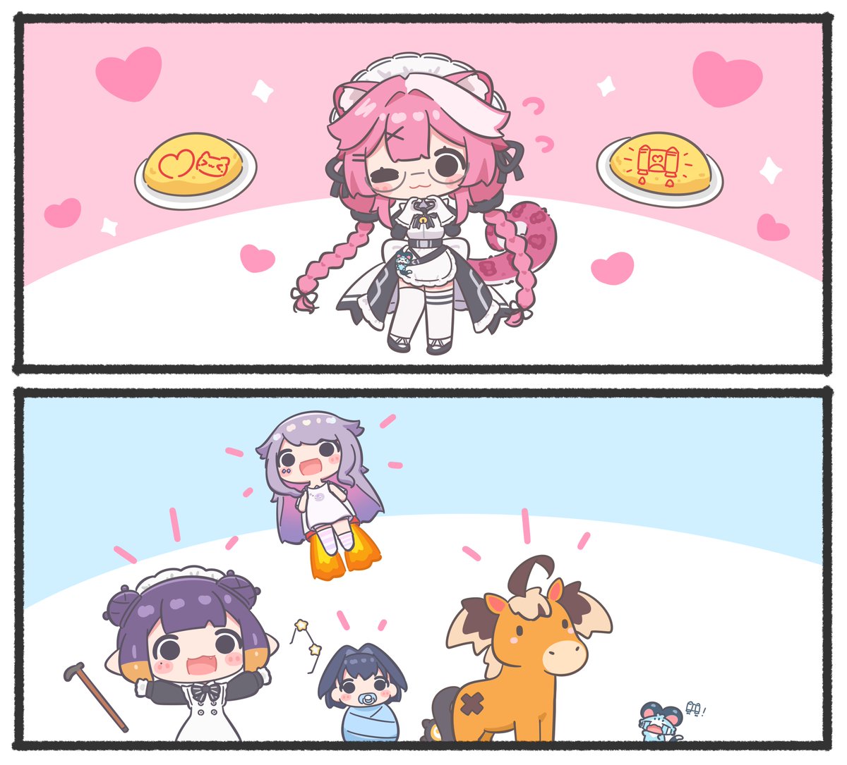 mpien6's tweet image. "Maid magic moe moe kyun~!🫶"

#RaorArt