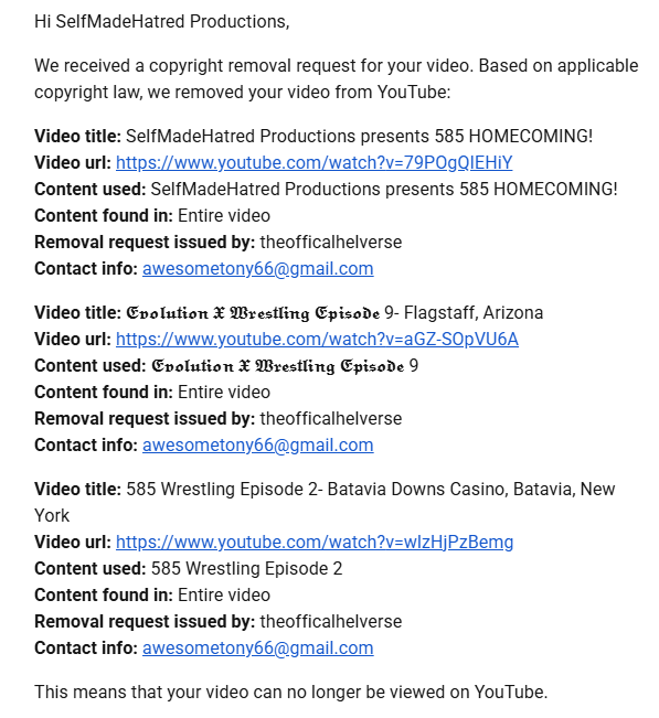 Evolution X Wrestling tweet media