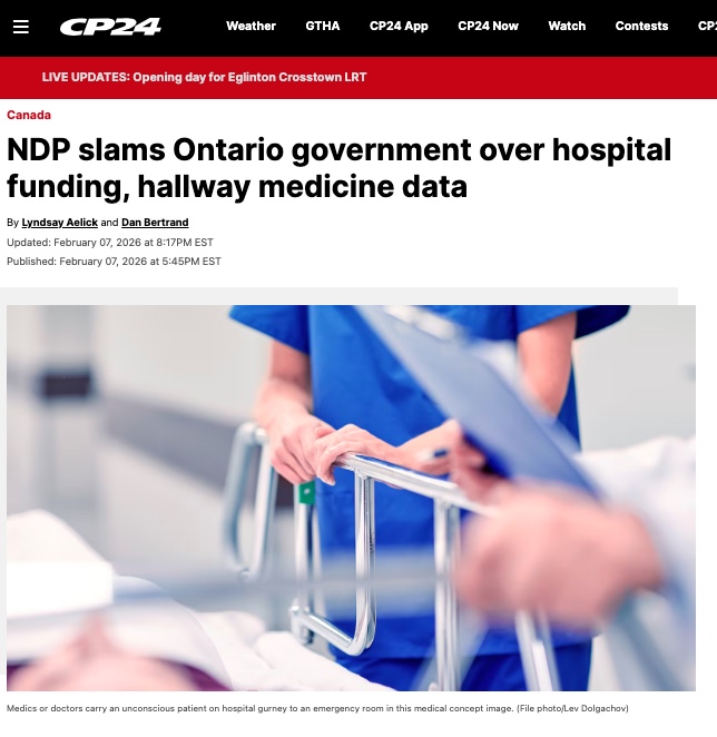 raghu_venugopal's tweet photo. Ontario's decision to stop tracking patients placed in unconventional hospital spaces isn't in the interest of quality care or safety. Thank you to MPPs France Gélinas and Dr. Robin Lennox who have condemned this decision. @RobinLennox @NickelBelt 
https://t.co/DbrTBalHiT https://t.co/pn1Vfkl3hs