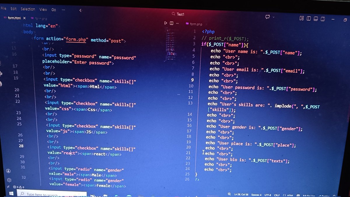 MdSahil_Islam's tweet photo. Day: 8 of PHP learning 
In my PHP learning  journey today I learned:

-Important Php array functions 
-Html form handling 
-and made a basic Website with Php

Good night ..🌝
#php #backenddevelopement https://t.co/ZctTmzrW3h