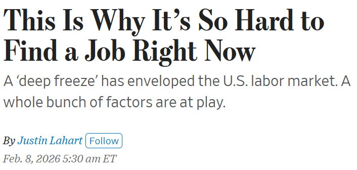 5 easy steps to defrost the U.S. labor market.

- End OPT
- End H-1B
- End J-1
- End H-2B

Hire Americans.
