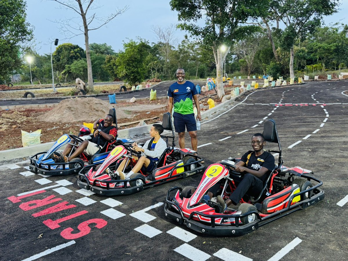 Uganda_Expozed's tweet photo. I have a testimony 

I thought Quad Biking was all not until @WasswaEmma_ kept mentioning Go Karts not until I saw us going to a fully set field for things I see on TV 

I didn’t know how to operate them no had I ever set an eye on this game any where 

@wekesa_amos’s son is a champion he grabbed the first one Mad man got another and mine too then I was directed on how to operate the Kart 

Off we set off , I can’t tell the experience you just need to pay a visit at @kaynelafarmsltd