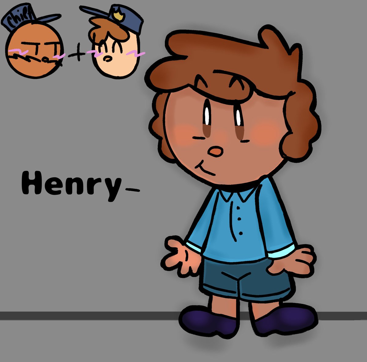 vod98778's tweet photo. “I made a backstory in advance about how the child appeared so there wouldn’t be any questions. I know it’s kind of strange, but since this pairing exists, why not draw them having a biological child?”

[#chiefKnight #KnightChief #Dogman 
#chief #officerknight #DogmanAU] https://t.co/XPVLnZrqma