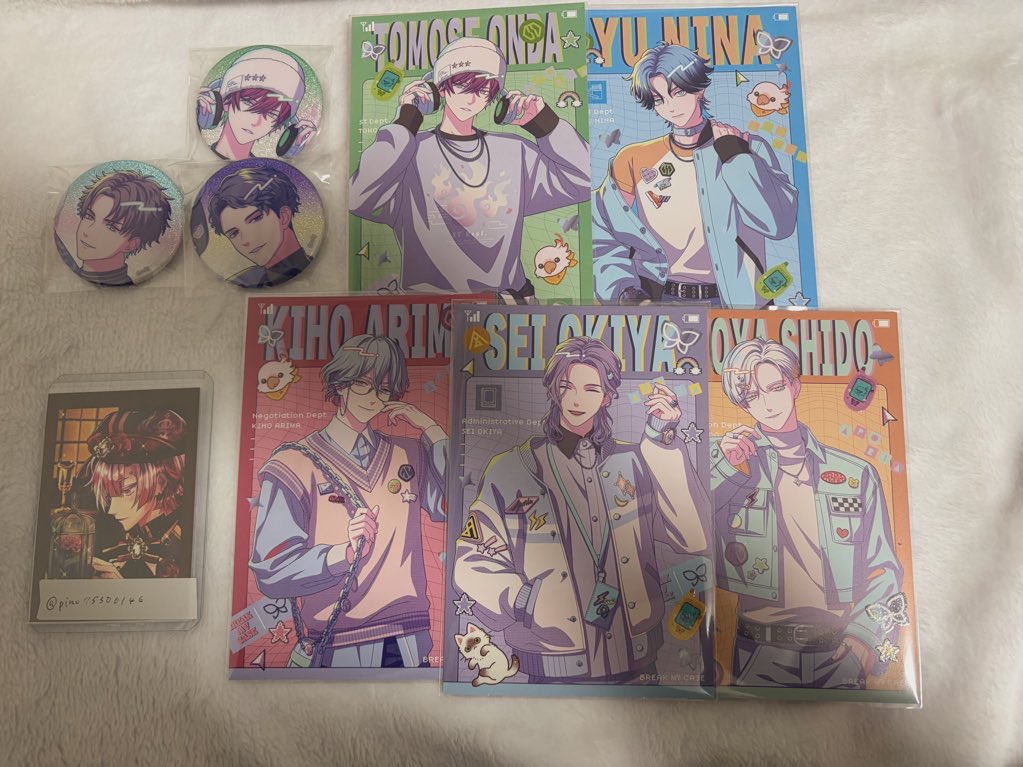 交換】ブレイクマイケース ブレマイ Dreamy Jam 缶バッジ ポストカード