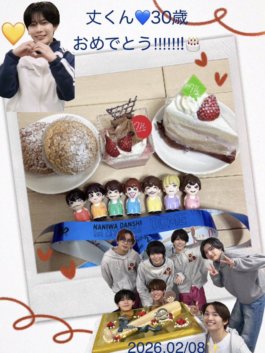 815kento728's tweet photo. 丈くん⚾️30歳のお誕生日おめでとう🎂
いつも謙杜くんのこと可愛がってくれて、なにわ男子をまとめてくれてありがとう💙
30代も突っ走っていってください✨

 #藤原丈一郎誕生祭2026 
#なにわ男子 https://t.co/Wr6r6biFjy