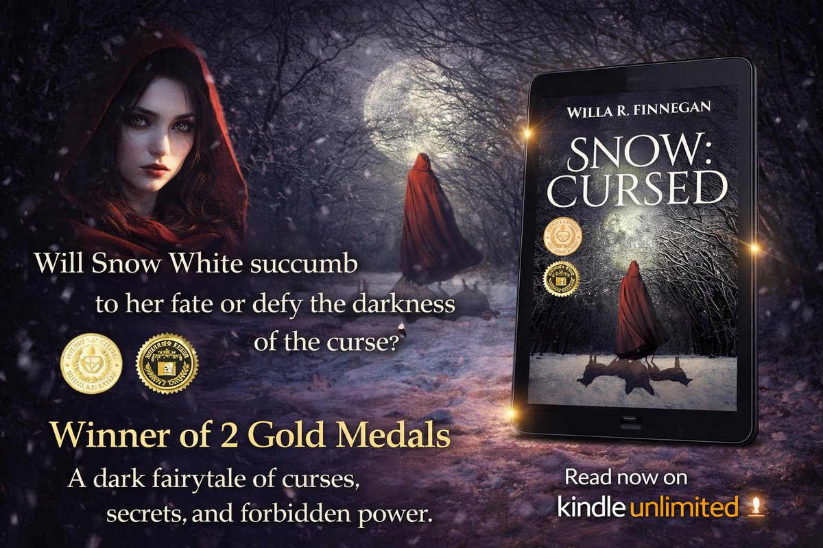 writerfinnegan1's tweet photo. Let 14-year-old, multi-award-winning author, Willa R. Finnegan show you what she can do with world building and depth of thought in her epic fantasy, SNOW: CURSED. Purchase your copy today and experience this young  author's talent firsthand. You will be amazed. Grab your copy here. 👇

https://t.co/q10UlP1Hiy