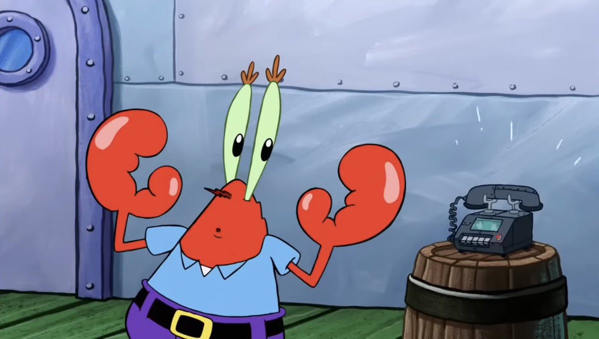 “Hi Mr. Krabs this is Jeffrey Epstein, I just wanted to say thanks for flying on my plane, Jeffrey Epstein’s plane, when you went my island, Jeffrey Epstein’s island.”