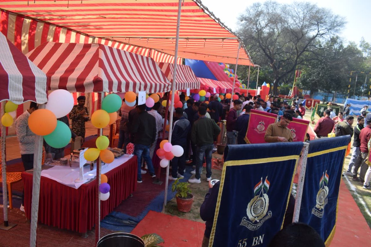 c68sanjay's tweet photo. On 08/02/2026.At BCS NDL,55 BN CRPF organised A MILLETS MELA for jawans nd their families.On dis occasion Sh Rajeev Kumar Singh,CO 55 BnCRPF address jawans nd their families about d health benefit of millets.millets dishes were prepared.officers/jawans nd their families enjoyed. https://t.co/tOp47JfiX4