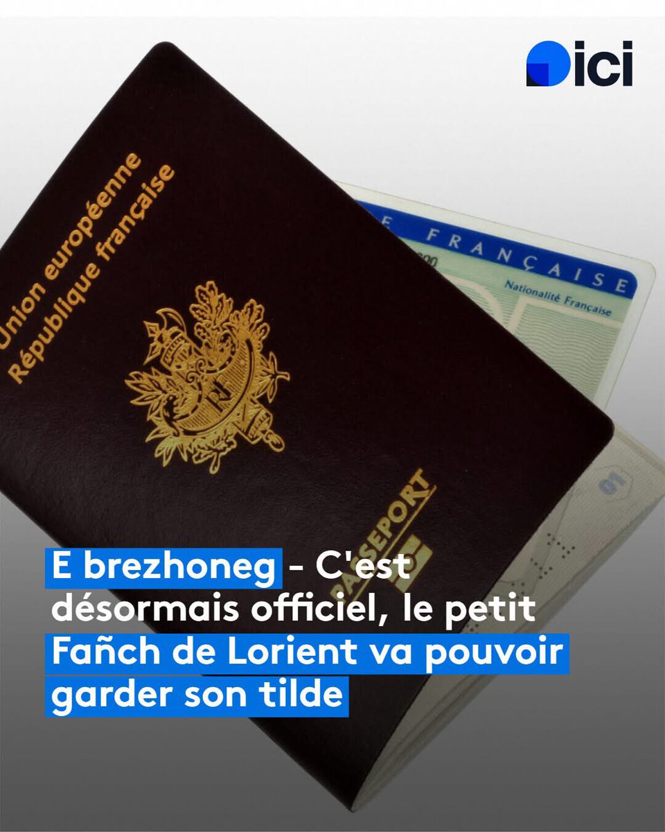SterennTorrPenn's tweet photo. Memestra ! 

Les parents du petit Fañch de Lorient viennent d'en avoir la confirmation : leur fils pourra garder le tilde sur son prénom https://t.co/lRIGy49pED https://t.co/m3MIXME6MY