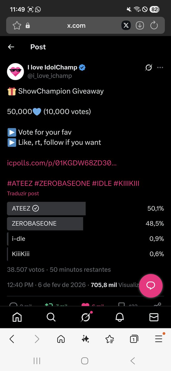 VOGUEXBlTCH's tweet photo. @i_love_ichamp #ATEEZ https://t.co/hBweRSYfej
