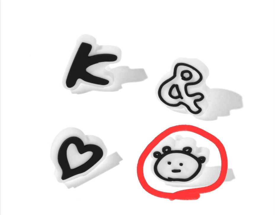 ケイくんのデコパーツ️⭕️と&交換(というかKも外してないから