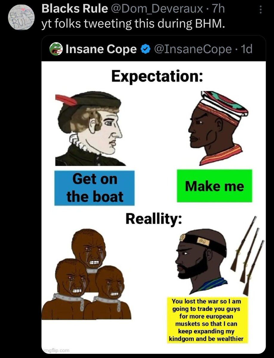 Insane Cope tweet media