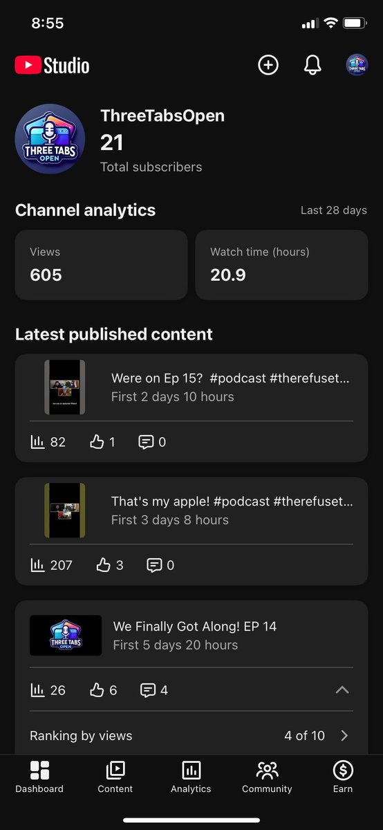 ThreeTabsOpenPodcast tweet media