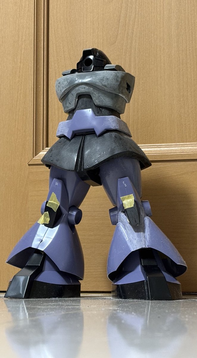 1/60ドム、改造したムチムチ太もも収まった😄