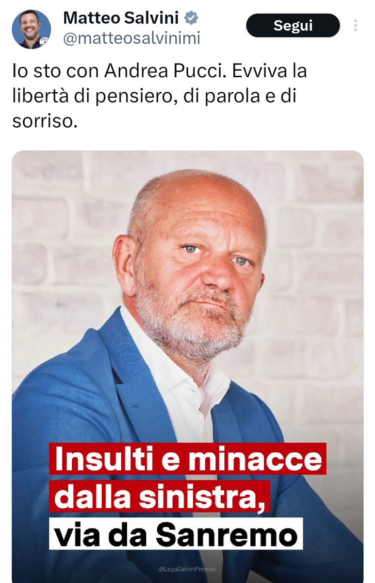 Valeria93113820's tweet photo. Povertà, disoccupazione, sanità allo sbando, infrastrutture fatiscenti, scuole cadenti non ci sfiorano nemmeno.
 Ma se #Pucci annuncia che non va a Sanremo dopo 5 minuti facciamo un macello, eh! https://t.co/Is89Z9Agjh