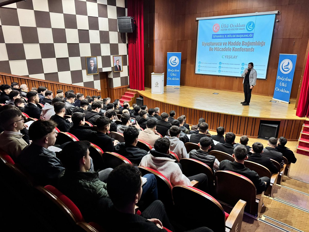 5.Bölge Ocaklarımız tarafından, Yeşilay’ın katkılarıyla düzenlenen ve alanında uzman konuşmacıların yer aldığı “Bağımlılıkla Mücadele” temalı konferans programı gerçekleştirildi.

Bağımlılığa karşı bağımsızlık mücadelesi anlayışıyla; güçlü bir Türkiye için güçlü bir gençlik