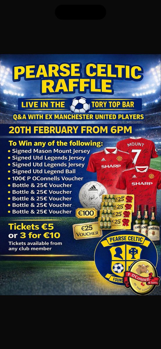 Pearse Celtic FC tweet media