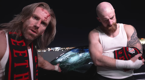 oralcarter376's tweet image. EXCLUSIVE: #BigBill, "The Bounty Hunter" #BryanKeith &amp;amp; #GYV after #AEWCollision #131

"Look around! Do you see this? Do you see what we did tonight?"

"... We?! WE break windows! WE break bricks! WE break windshields!"

 break down the aftermath of their Parking Lot symphony of