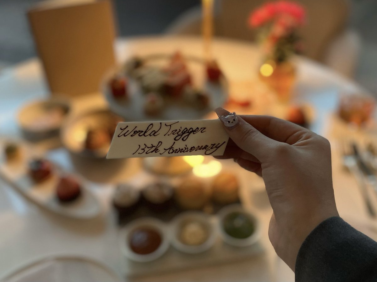 triggeron_'s tweet image. ワールドトリガー連載13周年おめでとうございます㊗️✨ワールドトリガーの世界を生きる彼らに出会えたこと、私の人生においてかけがえのない宝物です︎︎ ⋆꙳ これから先もずっと応援してます🐾
#祝ワールドトリガー13周年 #祝ワートリ13周年