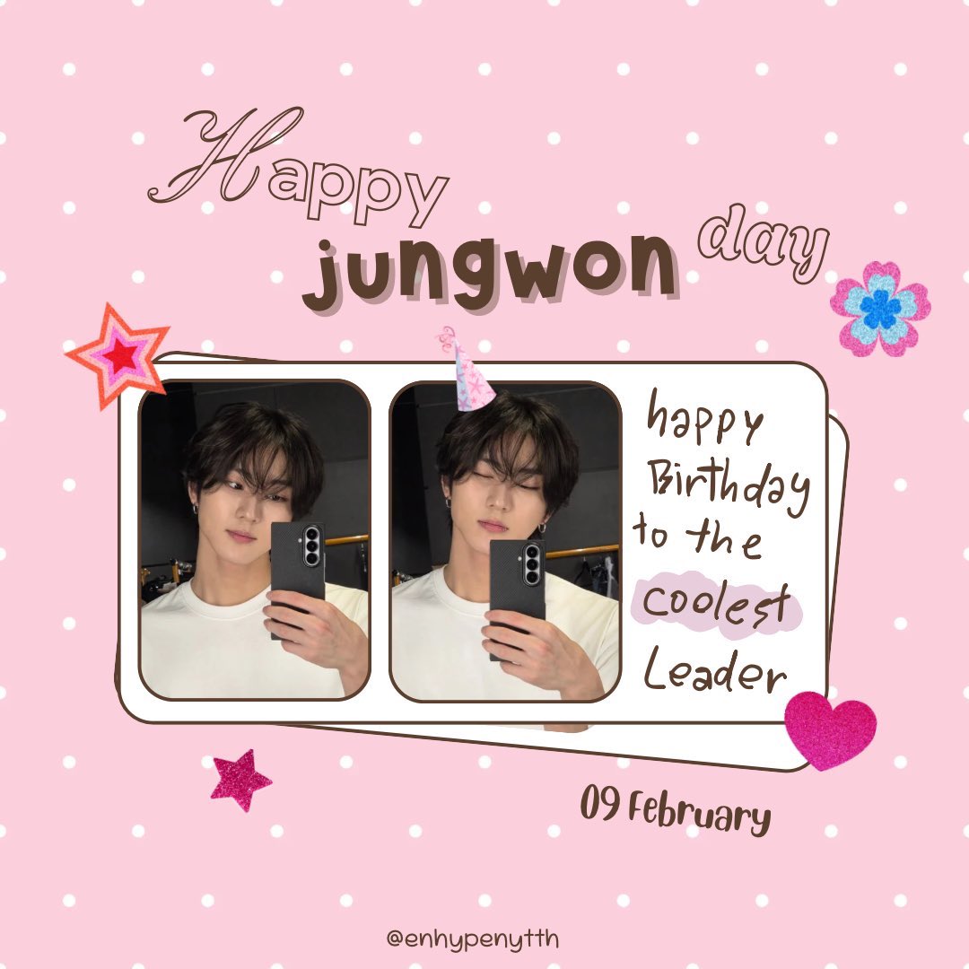 happy birthday jungwon ! 💘🎀

ทางบ้านยูทูปขออวยพรให้จองวอนมีแต่ความสุข สุขภาพแข็งแรง อยู่เป็นความน่ารักของเอนจีนแบบนี้ไปตลอดเลยนะ 🐈

DEAREST SEASON OF JUNGWON
#23WONdrousSeasons
#HAPPY_JUNGWON_DAY
#사랑이란_꽃말처럼_정원을_가득채워