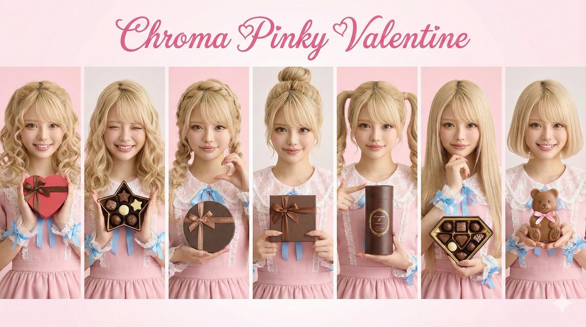 ChromaPinkyValentine 2日目🩷💙にーなちゃんの回✨ 参加させて