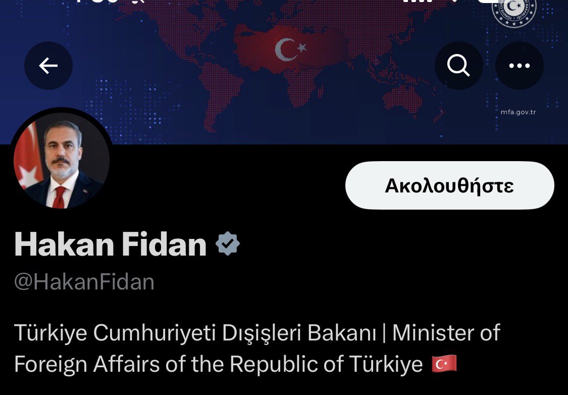 The Minister of Foreign Affairs of Turkey uploaded a map showing Greece, European countries, and Eastern countries as Turkish land.

Turkey has imperialistic views. It cannot be trusted. It needs to be kicked out of NATO, and Greece should sanction Turkey.

Enough.
