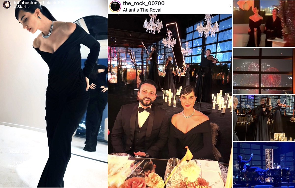 “Where elegance meets atmosphere. A night to remember.” -Ibrahem Attar (the_rock_00700)

As a bridge between Middle Eastern and European cultures, Tuba continues to represent Cartier at major events. 

Attending a beautifully curated gala in Dubai, Tuba wore an elegant,