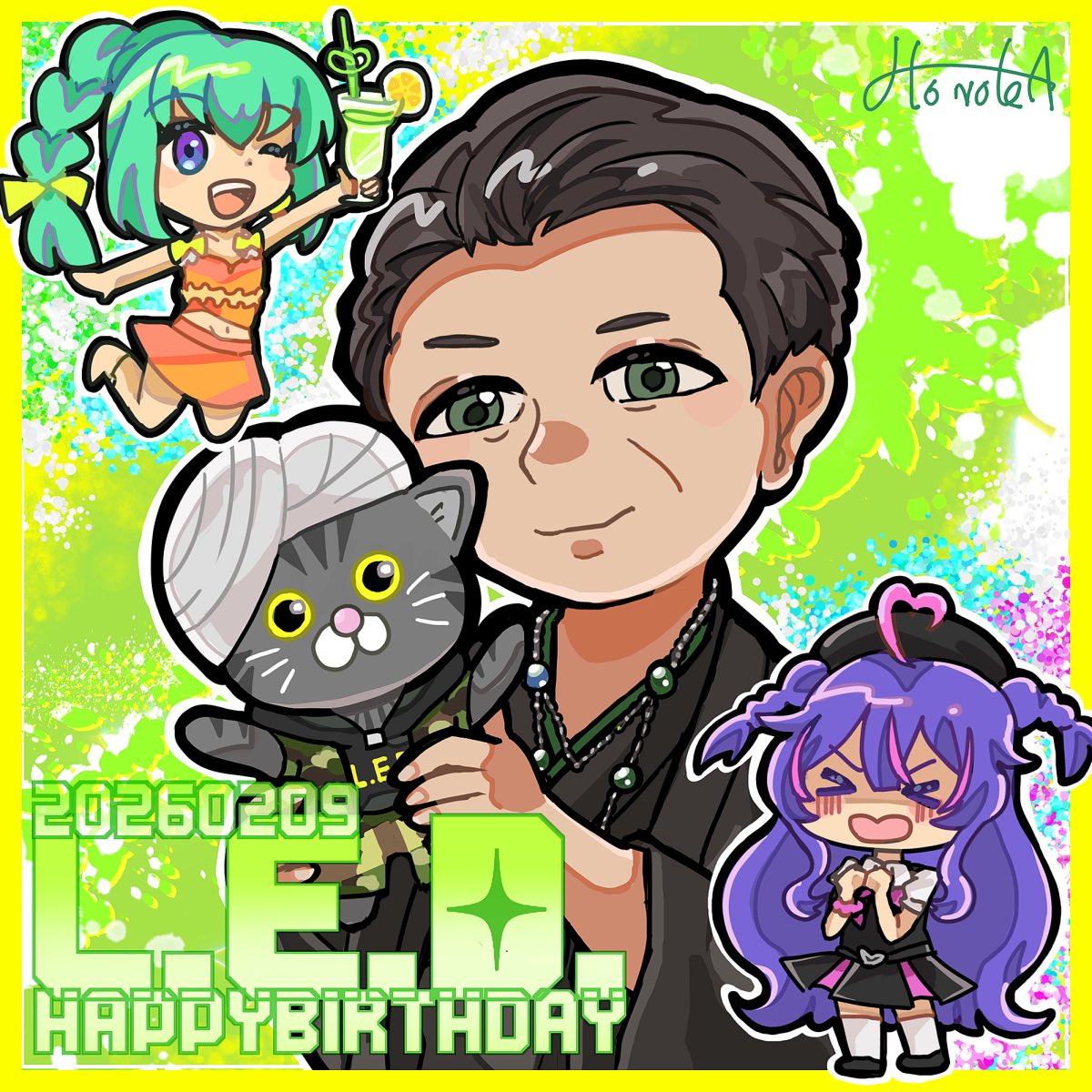 ㊗️L.E.D.さんお誕生日おめでとうございます🎊🎉🎂💡💚